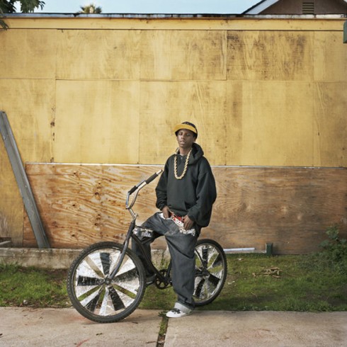 Portrait d'un bike scraper à Oakland (CA), Matthew Reamer